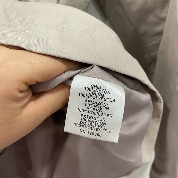 Ellen Tracy Safari Utility Belted Zip Front Jacket Lightweight Zip Pocket Large - Picture 8 of 10